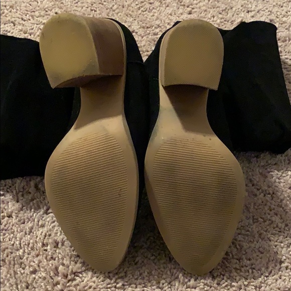 Nine West Abee Suede Block Heel Boot LIKE NEW! - Picture 3 of 8